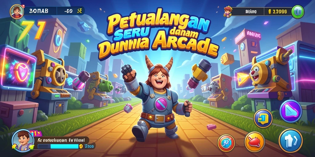 Tampilan gameplay seru dari 71H dengan tantangan Arcade yang menarik.