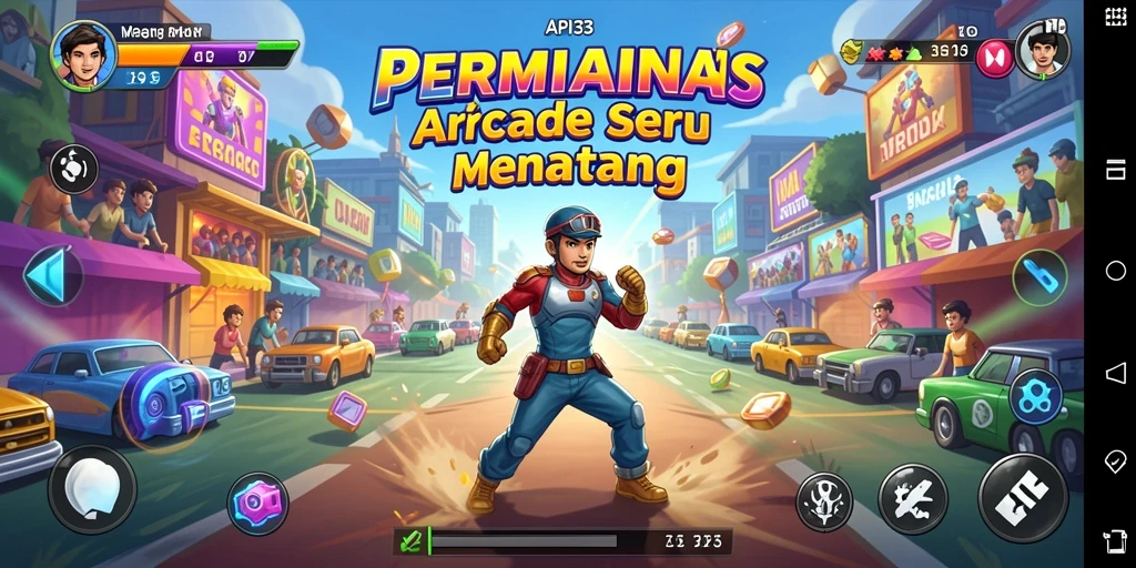 Tampilan gameplay seru di API33 dengan grafis menawan.