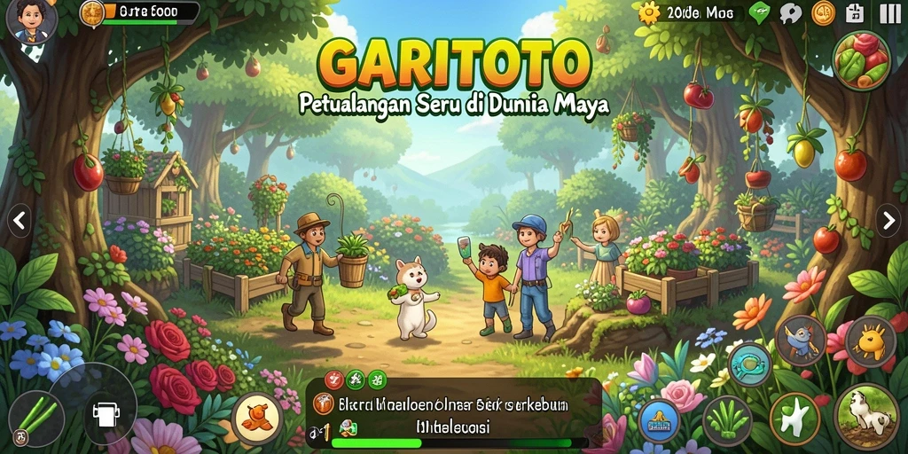 Gameplay berkebun yang menyenangkan dan interaktif.