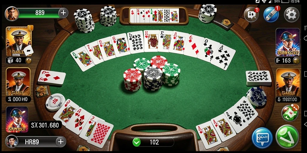 Tampilan gameplay Gaple yang seru dan mengasyikkan di HR89.