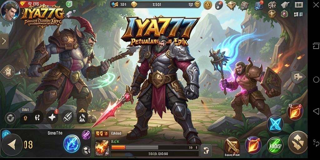 Tampilan gameplay ARPG yang menegangkan dan penuh aksi.