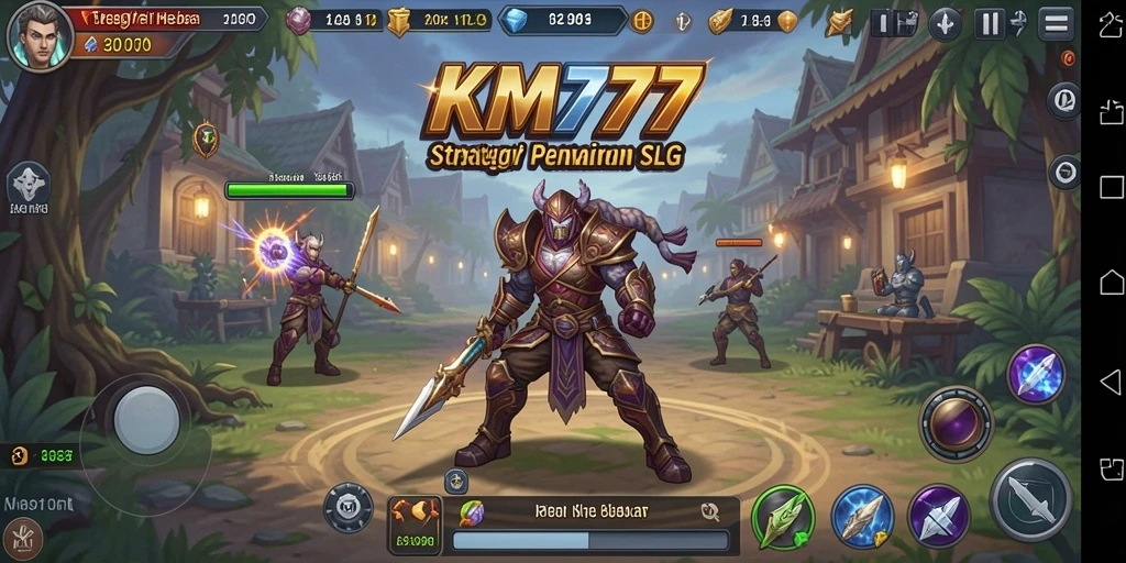 Tampilan gameplay KM777 yang menegangkan dan strategis.