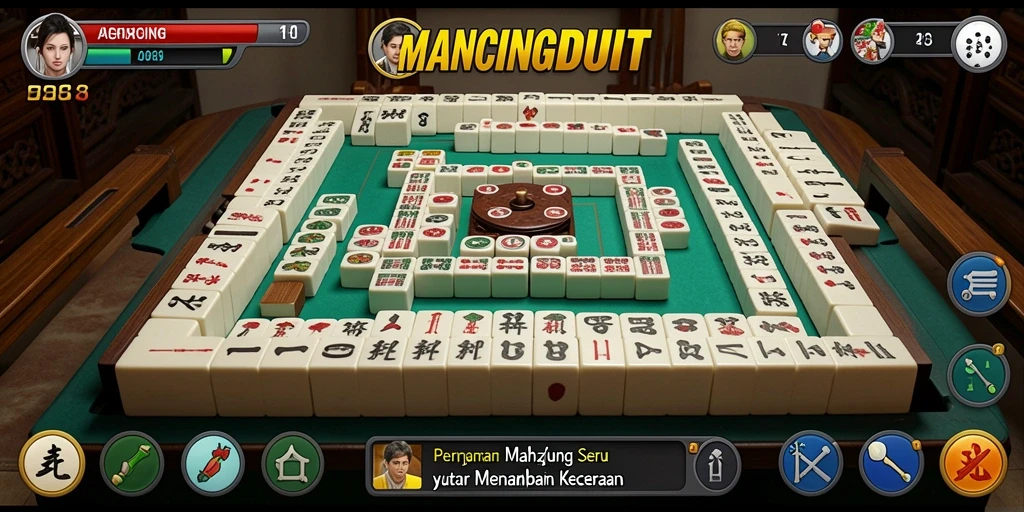 Gameplay Mahjong yang seru dan menantang di MANCINGDUIT.