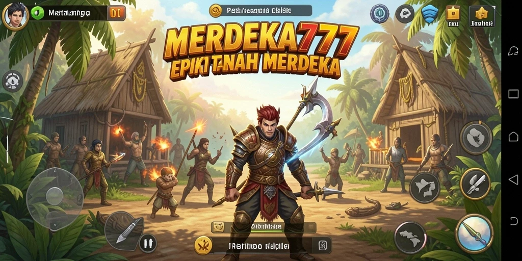 Gameplay seru dan menantang di MERDEKA777.