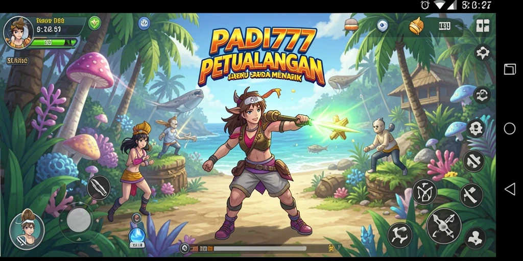 Tampilan screenshot PADI777 menampilkan aksi seru dalam dunia Anime.