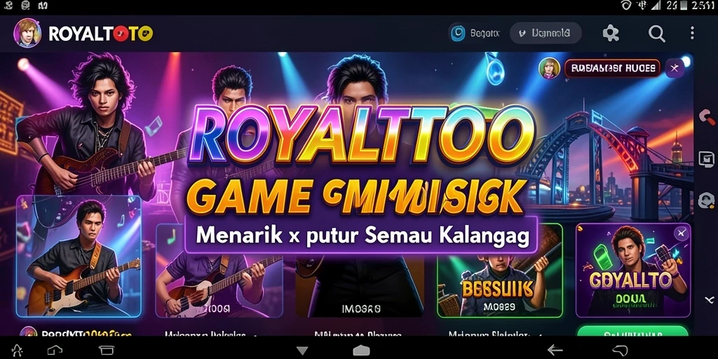 Tampilan gameplay ROYALTOTO yang seru dan interaktif.