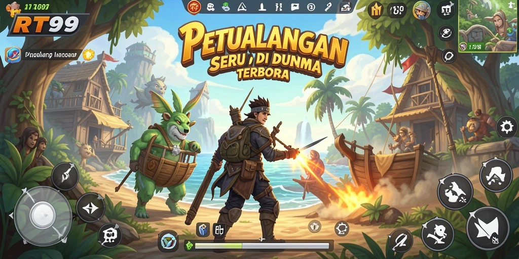 Menampilkan gameplay seru di dunia terbuka RT99.