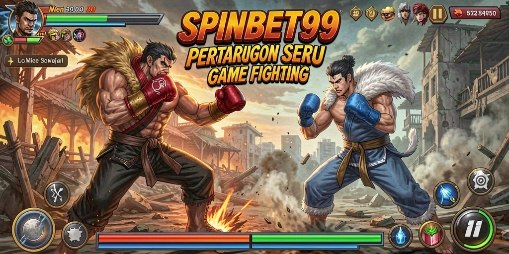 Gameplay SPINBET99 yang mendebarkan dalam pertarungan Fighting.