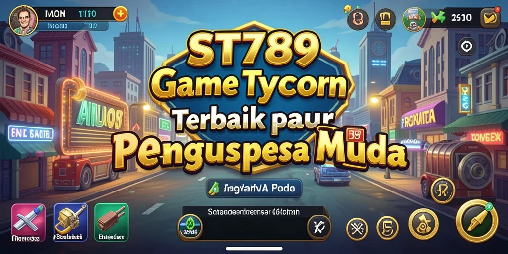 Screenshot gameplay ST789 menampilkan keseruan mengelola bisnis Tycoon.
