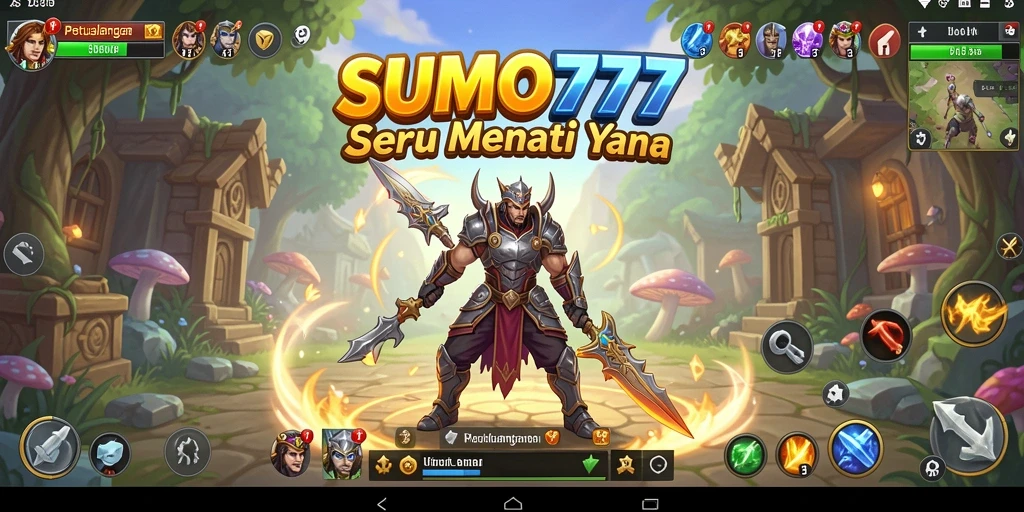Tampilan gameplay dari SUMO777 yang memukau dan mengasyikkan.