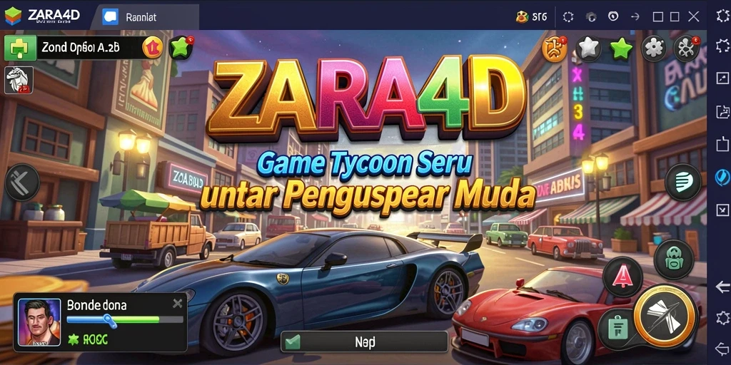 Tampilan gameplay ZARA4D yang menarik dan menantang.